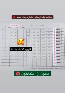 رسید سفارشات