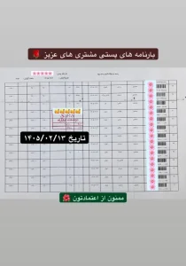رسید سفارشات