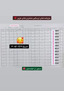 رسید سفارشات