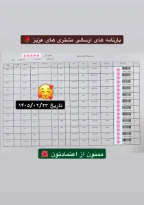 رسید سفارشات