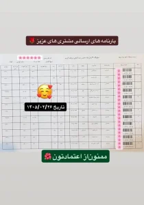 رسید سفارشات