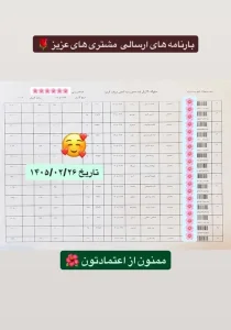 رسید سفارشات