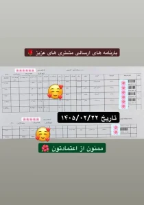 رسید سفارشات