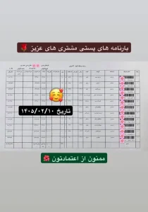 رسید سفارشات
