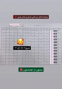 رسید سفارشات