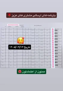 رسید سفارشات تهران اسلیمینگ