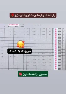 رسید سفارشات تهران اسلیمینگ