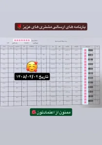رسید سفارشات تهران اسلیمینگ