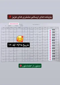 رسید سفارشات تهران اسلیمینگ