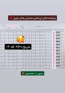 رسید سفارشات تهران اسلیمینگ