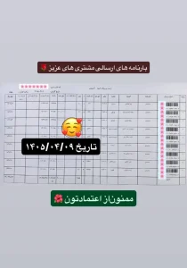رسید سفارشات تهران اسلیمینگ
