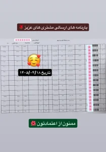 رسید سفارشات تهران اسلیمینگ