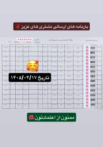 رسید سفارشات تهران اسلیمینگ
