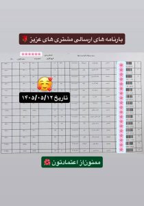 رسید سفارشات تهران اسلیمینگ